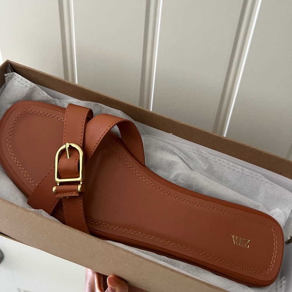 Brown Leather Zara Sandal